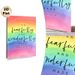 Inspirational Psalm 139:14 Scripture Painting Poster, Soft Watercolor Rainbow Gradient Poster, Uplifting Spiritual Quote Decor For Home, Bedroom_maomaolike.com