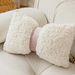 Rabbit Plush Pillow Horizontal Bedside Cushion Model Room Decorative Backrest Nordic Living Room Sofa Pillowcase_maomaolike.com