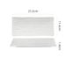 Pure White High-End Ceramic Rectangular Sushi Sashimi Western Cake Snack Plate Restaurant Tableware_maomaolike.com