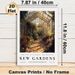 Kew Gardens Greenhouse Painting Poster, Warm-toned Vintage Lush Floral Glasshouse Scene Poster, Delivers Tranquil Natural Ambiance, Ideal For Living_maomaolike.com