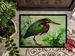 Green Heron Doormat Front Door Mat Indoor Outdoor Rugs For Entryway, Non Slip Washable Low Pile, 24H X 36W_maomaolike.com