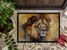 Lion Doormat Front Door Mat Indoor Outdoor Rugs For Entryway, Non Slip Washable Low Pile, 24H X 36W_maomaolike.com