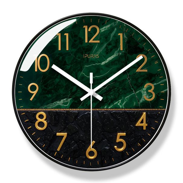 Yipula 7207 Living Room Creative Modern Light Luxury Nordic Style Silent Fashion Wall Quartz Clock_maomaolike.com