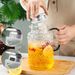1 Pot With 4 Cups Set, Haitang Cooling Water Kettle, Water Cup Set, Water Utensil Set, Tea Pot Set, Water Kettle, Water Cup Set, High Borosilicate Glass Water Kettle, Water Cup Set, Kettle_maomaolike.com