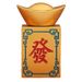 Brass Fortune Mahjong Spinner Yuanbao Gold Spin Big Win Stress Relief Handheld Piece Living Room Desktop Alloy Ornament_maomaolike.com
