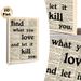 Inspirational Quote Painting Poster, Vintage Dictionary-style Bold Typographic Text Poster, Motivational Message Ideal For Home Office, Living Room_maomaolike.com