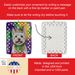 Westie King Of Mardi Gras Porcelain Ornament Christmas Tree Hanging Decorations For Home Christmas Holiday, Rectangle, Gift, Multicolor_maomaolike.com