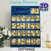 Braille Alphabet Painting Poster, Bright Illuminated Braille Chart Poster, Educational Visual Reference For Learning Braille, Suitable For Study Rooms_maomaolike.com