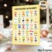 German Alphabet Painting Poster, Vibrant Cartoon-style German Letter & Vocabulary Chart Poster, Practical Aid For Learning German, Suitable For Study_maomaolike.com