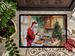 Cookies With Santa Claus Father Christmas Doormat Front Door Mat Indoor Outdoor Rugs For Entryway, Non Slip Washable Low Pile, 24H X 36W_maomaolike.com