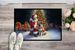 Akita And Santa Claus Doormat Front Door Mat Indoor Outdoor Rugs For Entryway, Non Slip Washable Low Pile, 24H X 36W_maomaolike.com