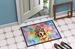 Golden Retriever Hippie Dawg Doormat Front Door Mat Indoor Outdoor Rugs For Entryway, Non Slip Washable Low Pile, 24H X 36W_maomaolike.com