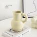 European Style Simple Plain Ceramic Vase Ornament Dried Flower Arrangement Creative Art Living Room TV Cabinet Desktop_maomaolike.com