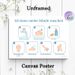 Handwashing Guide Painting Poster, Gentle Cartoon-style Step-by-step Handwashing Instruction Poster, Clear Visual Guide For Proper Hand Hygiene_maomaolike.com