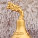 Brass Four Mythical Beasts Dragon Head Office Home Entrance Desktop Decoration Copper Gourd Metal Ornament_maomaolike.com