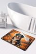 Bernese Mountain Dog Fall Memory Foam Kitchen Mat Machine Washable Anti-Fatigue Mat Cushion Comfort Bath Mat Or Kitchen Rug_maomaolike.com
