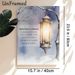 Winter Lantern & Inspirational Quote Painting Poster, Soft Watercolor Snowy Scene Poster, Uplifting Humorous Message, Suitable For Living Room_maomaolike.com