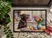 Decorating Easter Chocolate Labrador Retriever Doormat Front Door Mat Indoor Outdoor Rugs For Entryway, Non Slip Washable Low Pile, 24H X 36W_maomaolike.com