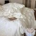 Autumn Winter Pure Brushed 100-Count Long-Staple Cotton Four-Piece Set All-Cotton Warm Quilt Cover Fairy-Like Ruffled Edge Three-D_maomaolike.com