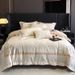 Autumn Winter 100-Count Pure Cotton Brushed Four-Piece Set American Floral Embroidery Skin-Friendly Soft Duvet Cover Bedding_maomaolike.com