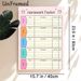 Homework Tracker Painting Poster, Pastel-toned Cute Weekly Layout Poster, Functional Tool To Organize Daily Homework Tasks Ideal For Study Space, Home_maomaolike.com