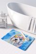 Old English Sheepdog Hippie Dawg Memory Foam Kitchen Mat Machine Washable Anti-Fatigue Mat Cushion Comfort Bath Mat Or Kitchen Rug_maomaolike.com