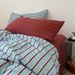 Wholesale INS Japanese Simple Mixed Striped Pure Yarn-Dyed Double Layer Yarn Four-Piece All Cotton Nordic Style 4-Piece Set_maomaolike.com