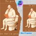 Shakespeare Humorous Bathroom Painting Poster, Witty Vintage-style Illustration Of Shakespeare On Toilet Poster, Brings Playful Lighthearted Vibe_maomaolike.com