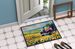 Kansas Sunflowers In Watercolor Doormat Front Door Mat Indoor Outdoor Rugs For Entryway, Non Slip Washable Low Pile, 24H X 36W_maomaolike.com