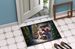 Bichon Frise And Santa Claus Doormat Front Door Mat Indoor Outdoor Rugs For Entryway, Non Slip Washable Low Pile, 24H X 36W_maomaolike.com