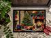 Lakeland Terrier Cozy Christmas Doormat Front Door Mat Indoor Outdoor Rugs For Entryway, Non Slip Washable Low Pile, 24H X 36W_maomaolike.com