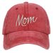 Unisex Washed cotton DAD MOM embroidered baseball cap Cotton duck hat Dad hat Hip Hop hat_maomaolike.com