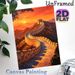 Great Wall Themed Painting Poster, Vibrant Sunset Oil-style Poster, Captivating Historic Mountain Scenery Ideal For Living Room, Office Wall Decor_maomaolike.com