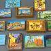 European Nordic INS Creative World Famous Painting Van Gogh Series Starry Sky Sunflower Resin Fridge Magnets Magnetic_maomaolike.com