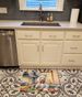White Poodle The Chef Memory Foam Kitchen Mat Machine Washable Anti-Fatigue Mat Cushion Comfort Bath Mat Or Kitchen Rug_maomaolike.com