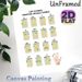 Left-Handed Baritone Ukulele Chords Painting Poster, Clear Color-Coded Chord Chart Poster, Visual Reference To Learn Baritone Ukulele Chords, Suitable_maomaolike.com