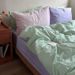 Wholesale INS Korean Simple Mixed Color Striped Pure Cotton Four-Piece Nordic Style Homestay Apartment All-Cotton 4-Piece Set_maomaolike.com