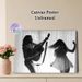 Music & Dance Themed Painting Poster, Monochrome Warm Joyful Scene Poster, Adds Lively Relaxed Vibe, Ideal For Bedroom, Living Room Wall Decor_maomaolike.com