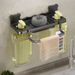 Kitchen Cloth Wall-Mounted No-Drill Countertop Drying Household Bathroom Draining Rack Storage Artifact_maomaolike.com