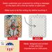 Poodle Christmas Porcelain Ornament Christmas Tree Hanging Decorations For Home Christmas Holiday, Rectangle, Gift, Multicolor_maomaolike.com
