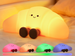 Cowhorn-shaped Night And Cute, With Soft Light, Rechargeable, Eye-protective, For Bedroom Bedside, Sleep Use,_maomaolike.com