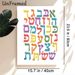 Alphabet Themed Painting Poster, Vibrant Colorful Stylized Letter Poster, Eye-catching Decorative Piece Ideal For Home And Study Spaces_maomaolike.com