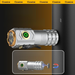 Mini New Professional Grade Strong Light Super Waterproof Black Technology Original Magnetic Flashlight_maomaolike.com