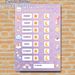 Tooth Brushing Reward Chart Painting Poster, Soft Watercolor Cute Animal Themed Poster, Daily Morning & Night Tooth-brushing Tracker With Reward_maomaolike.com