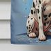Dalmatian Happy Birthday House Flag Large Porch Sleeve Pole Decorative Outside Yard Banner Artwork Wall Hanging, Polyester, House Size, Multicolor_maomaolike.com