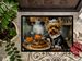 Yorkie Fall Kitchen Pumpkins Doormat Front Door Mat Indoor Outdoor Rugs For Entryway, Non Slip Washable Low Pile, 24H X 36W_maomaolike.com