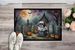 Shih Tzu Spooky Halloween Doormat Front Door Mat Indoor Outdoor Rugs For Entryway, Non Slip Washable Low Pile, 24H X 36W_maomaolike.com