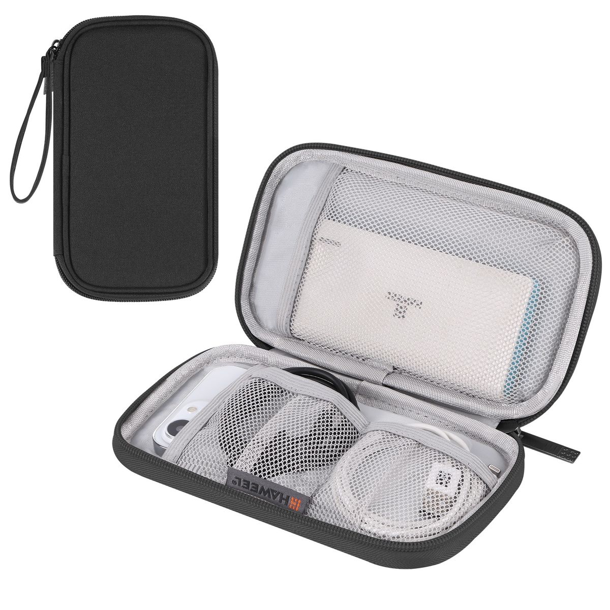 Travel Tech Organizer - Compact Storage Pouch For Cables, USB Drives & Earphones (Dustproof & Portable Design)_maomaolike.com