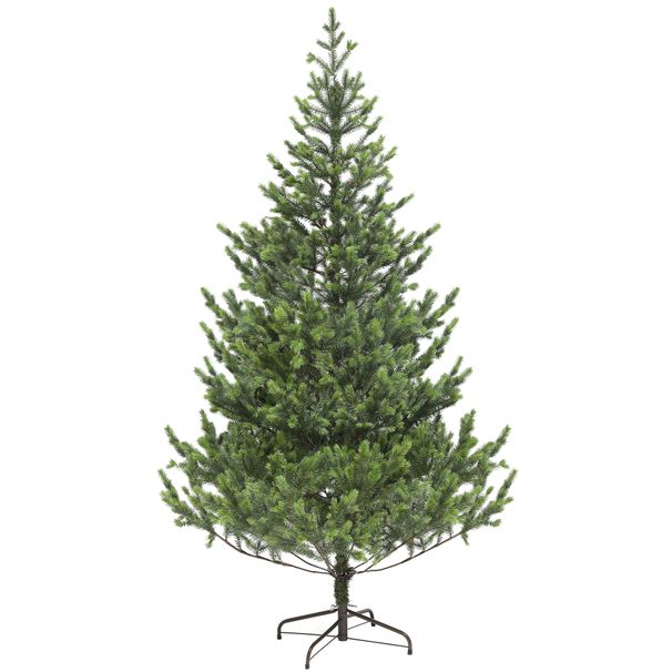 Artificial Christmas Tree, Sparse Realistic Cedar Tree With Branch Tips, Easy Assembly, Hinged Xmas Tree For Home Office Holiday, Green_maomaolike.com