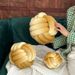 Nordic Ins Pillow Three Strand Rope Knotted Ball Pillow Hand Woven Gold Velvet Pillow Cushion Knot Bay Window Cushion_maomaolike.com